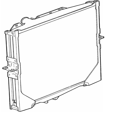 Radiator dvigatelja Volvo